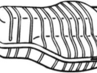 Toba esapament finala OPEL ZAFIRA A 2.0 d/2.2D 09.00-06.05