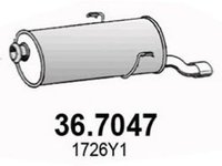 Toba esapament finala PEUGEOT 206 CC 2D ASSO 367047