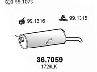 Toba esapament finala PEUGEOT 307 SW 3H ASSO 367059