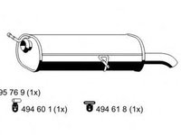 Toba esapament finala PEUGEOT 307 SW 3H ERNST 505109