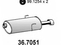 Toba esapament finala PEUGEOT 406 8B ASSO 367051