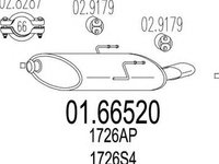 Toba esapament finala PEUGEOT 406 cupe 8C MTS 1.6652