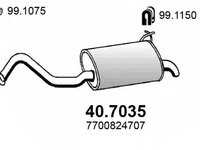 Toba esapament finala RENAULT LAGUNA I (B56_, 556_) (1993 - 2001) ASSO 40.7035