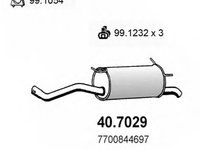 Toba esapament finala RENAULT MEGANE I Break (KA0/1) (1999 - 2003) ASSO 40.7029 piesa NOUA