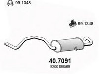 Toba esapament finala RENAULT MEGANE II limuzina (LM0/1_) (2003 - 2016) ASSO 40.7091