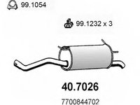 Toba esapament finala RENAULT MEGANE Scenic (JA0/1_) (1996 - 2001) ASSO 40.7026