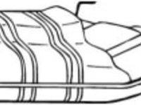 Toba esapament finala RVI MAGNUM, PREMIUM 2, VOLVO FH12, FH16, FM, FM10, FM12, FM7, FM9 D10A320-DXi13 08.93-