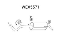 Toba esapament finala SEAT AROSA (6H) (1997 - 2004) QWP WEX5571 piesa NOUA