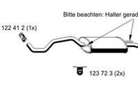 Toba esapament finala SEAT CORDOBA 6K1 6K2 ERNST 640244