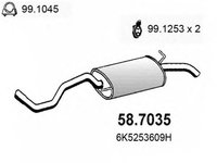 Toba esapament finala SEAT CORDOBA 6K2 ASSO 587035