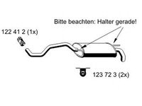 Toba esapament finala SEAT IBIZA II 6K1 ERNST 640237