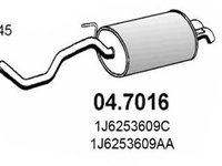 Toba esapament finala SEAT LEON (1M1) (1999 - 2006) ASSO 04.7016