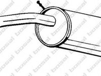 Toba esapament finala SKODA FABIA 6Y2 BOSAL 278-107