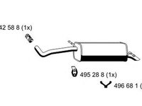 Toba esapament finala SKODA FABIA limuzina 6Y3 ERNST 645041