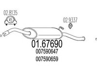 Toba esapament finala SKODA FELICIA I 6U1 MTS 1.6769