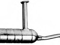 Toba esapament finala SKODA RAPID (120G, 130G, 135G), SKODA 130 limuzina - IMASAF 66.40.00