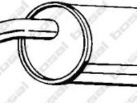 Toba esapament finala SKODA ROOMSTER (5J) (2006 - 2015) BOSAL 278-661