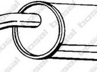 Toba esapament finala SKODA ROOMSTER 5J BOSAL 278-661