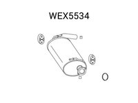 Toba esapament finala SUZUKI JIMNY (FJ) (1998 - 2016) QWP WEX5534 piesa NOUA