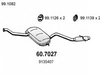 Toba esapament finala VOLVO C70 I Cabriolet ASSO 607027