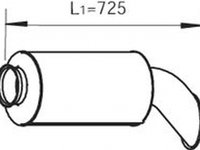 Toba esapament finala VOLVO FH 12 DINEX 80402