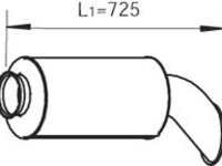 Toba esapament finala VOLVO FH 12 Producator DINEX 80402