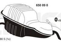 Toba esapament finala VOLVO S60 I ERNST 650090