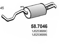 Toba esapament finala VW BORA 1J2 ASSO 587046