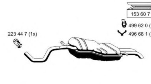 Toba esapament finala VW BORA Combi (1J6) (19