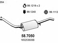 Toba esapament finala VW JETTA II 19E 1G2 165 ASSO 587050