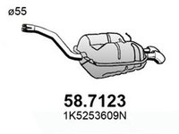 Toba esapament finala VW JETTA III 1K2 ASSO 587123