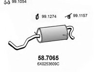 Toba esapament finala VW LUPO 6X1 6E1 ASSO 587065