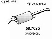 Toba esapament finala VW PASSAT Variant 3A5 35I ASSO 587025