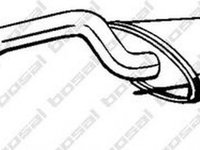 Toba esapament finala VW POLO 6N1 BOSAL 233-605