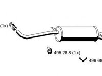 Toba esapament finala VW POLO 9N ERNST 111263