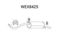 Toba esapament finala WEX8425 QWP pentru Seat Cordoba Skoda Fabia