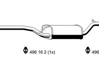 Toba esapament FORD FOCUS combi DNW ERNST 341226