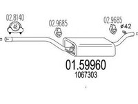 Toba esapament FORD FOCUS combi DNW MTS 1.5996