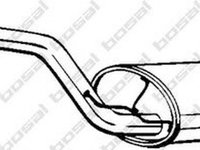 Toba esapament FORD FOCUS II limuzina DA BOSAL 282-419