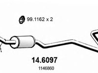 Toba esapament FORD FUSION JU ASSO 146097