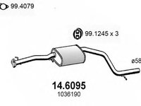 Toba esapament FORD MONDEO II BAP ASSO 146095