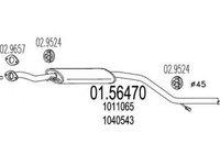 Toba esapament FORD MONDEO II limuzina BFP MTS 1.5647