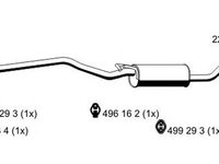 Toba esapament FORD TOURNEO CONNECT ERNST 331258