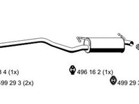 Toba esapament FORD TRANSIT CONNECT P65 P70 P80 ERNST 331227