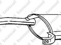 Toba esapament intermediara 279-125 BOSAL pentru Nissan Terrano 1993 1994 1995 1996 1997 1998 1999 2000 2001 2002