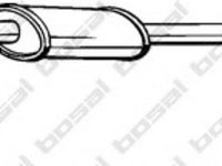 Toba esapament intermediara 289-037 BOSAL pentru Alfa romeo Mito Fiat Punto