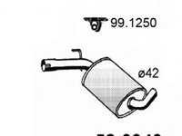 Toba esapament intermediara 58 6040 ASSO pentru Vw Passat