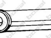 Toba esapament intermediara AUDI 80 (8C, B4) (1991 - 1994) BOSAL 105-159