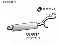 Toba esapament intermediara BMW 5 (E28) (1980 - 1987) ASSO 08.6017