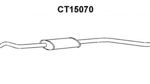 Toba esapament intermediara CITROEN AX ZA- VE